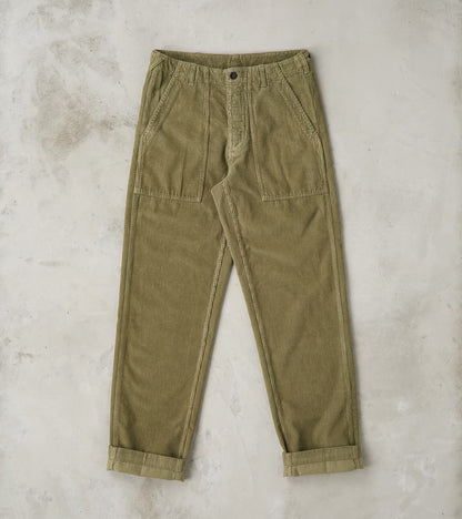 Fortela New Fatigue Trouser - Olive Corduroy
