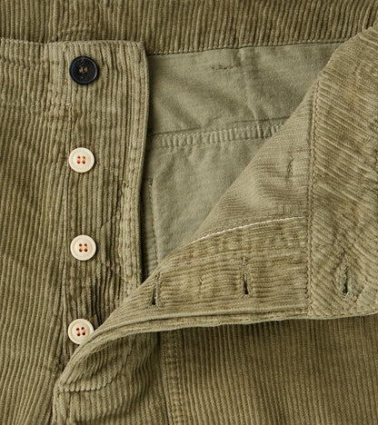New Fatigue Trouser - Olive Corduroy