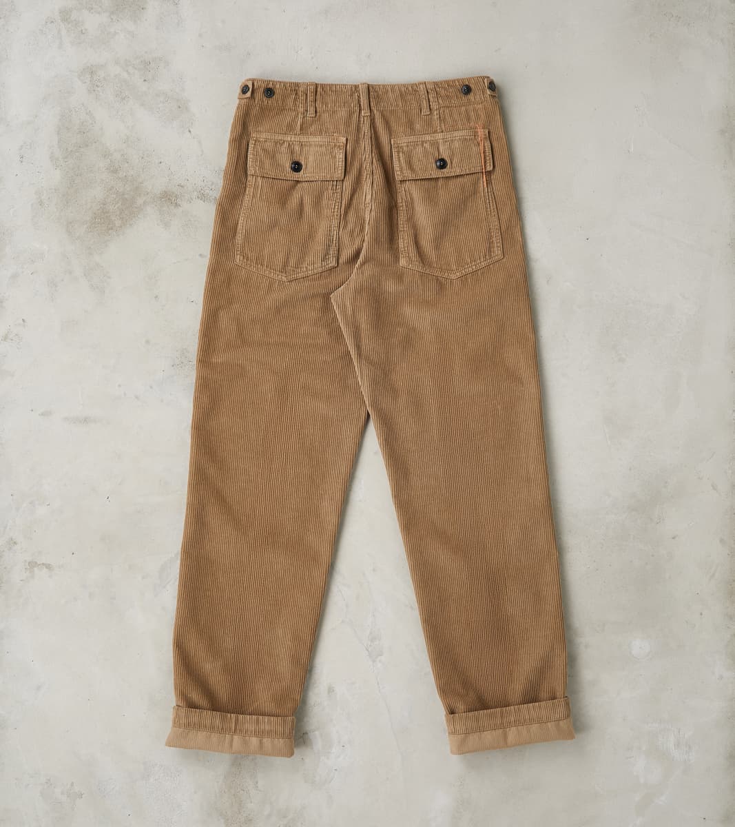New Fatigue Trouser - Khaki Corduroy