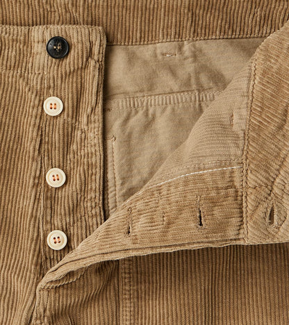 New Fatigue Trouser - Khaki Corduroy