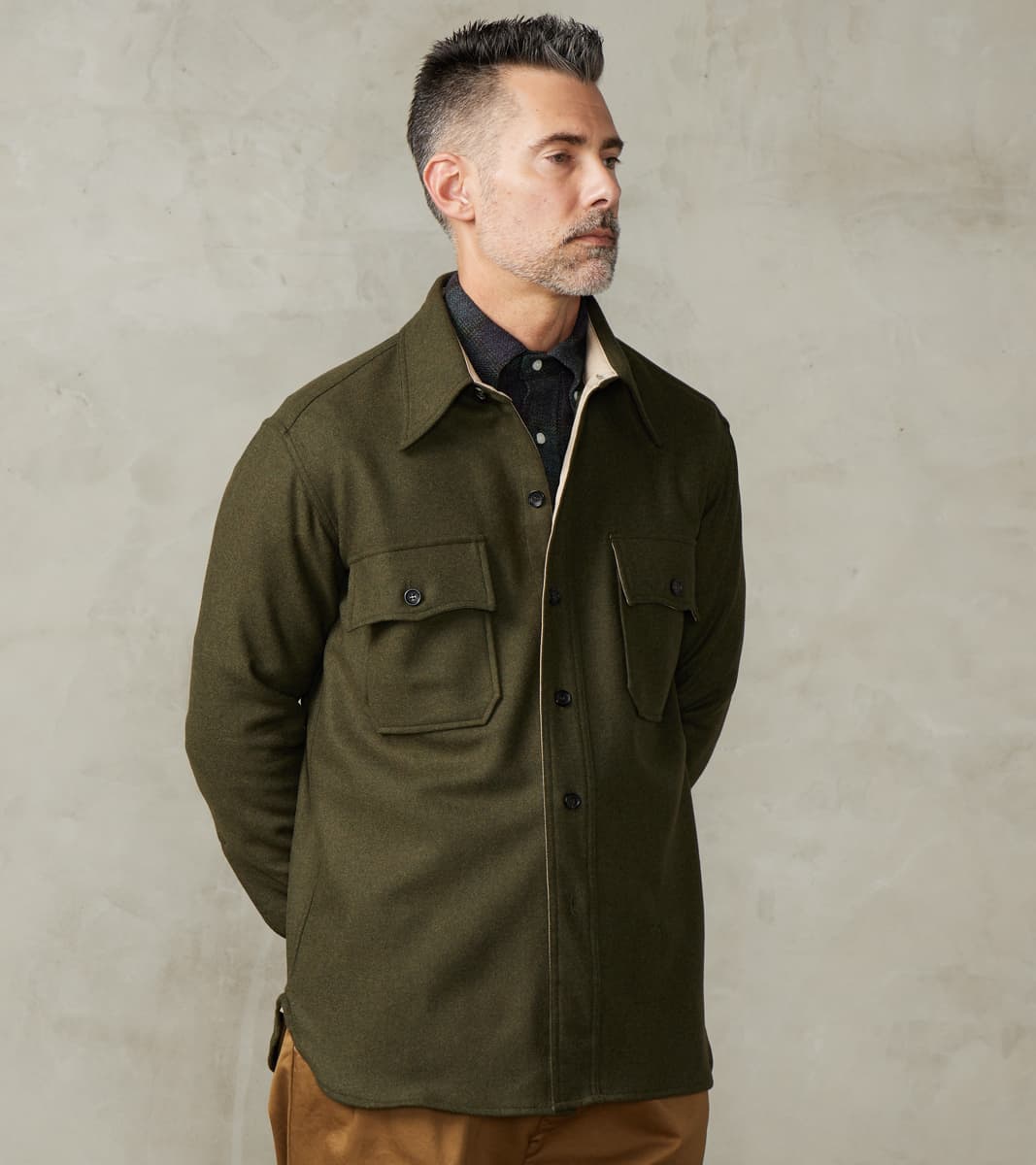 CPO 2.0 Shirt - Forest Green Wool Twill