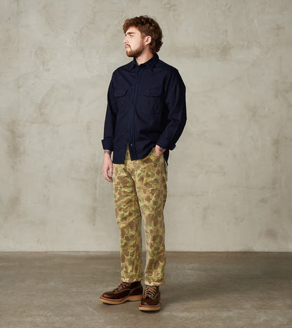 New Fatigue Trouser - Kamo Herringbone Twill