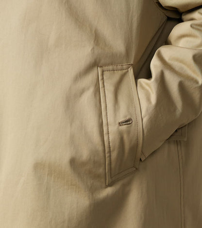 Stanford Reversible Coat - Chestnut Wool Herringbone Twill
