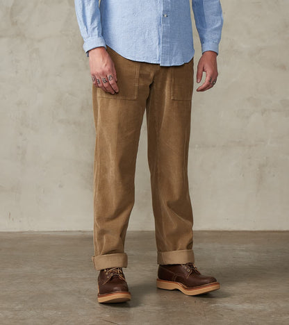 Fortela New Fatigue Trouser - Khaki Corduroy