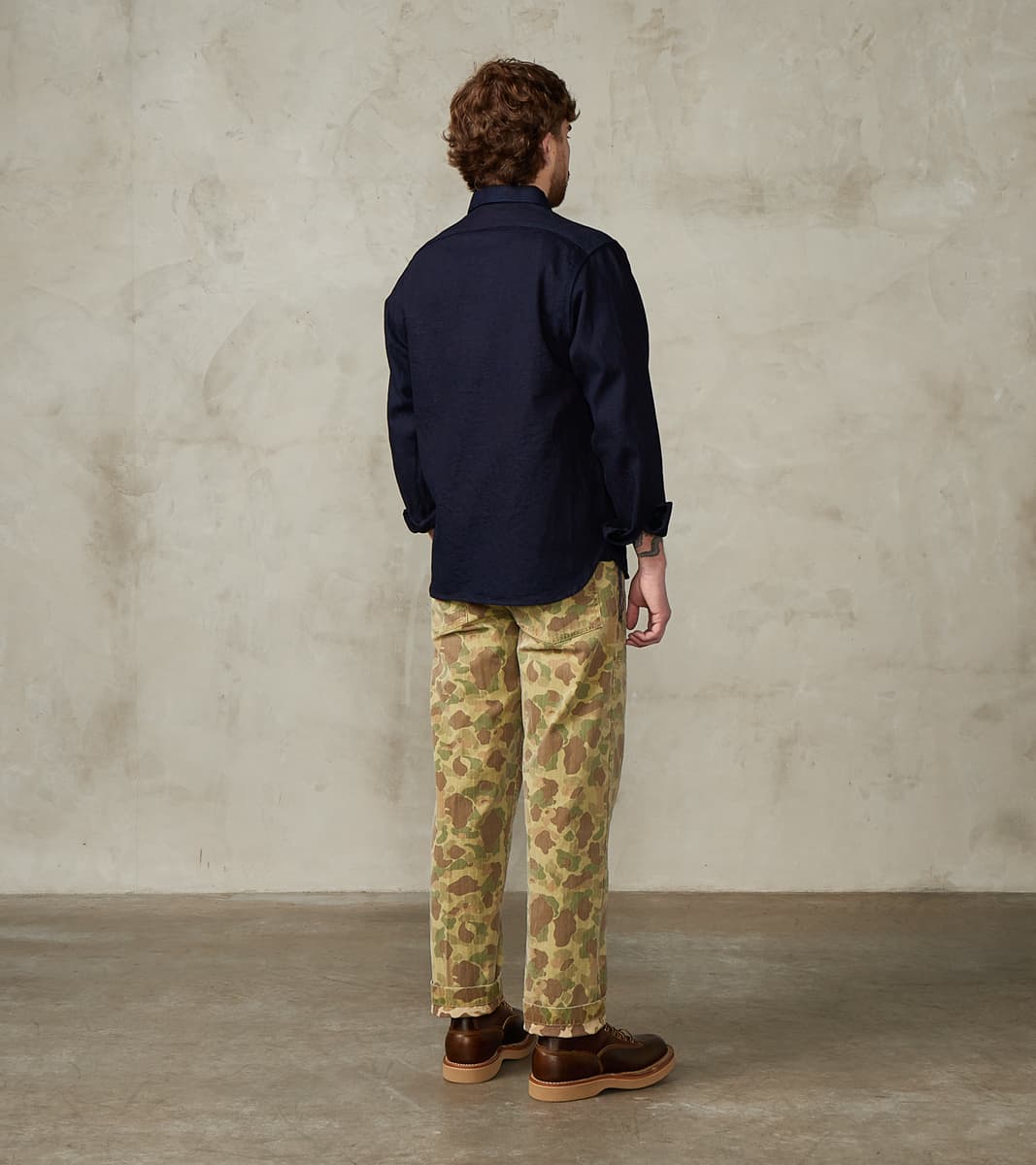 New Fatigue Trouser - Kamo Herringbone Twill