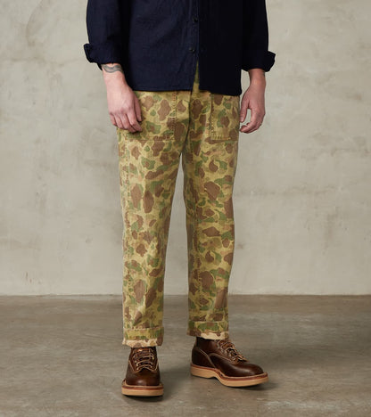 Fortela New Fatigue Trouser - Kamo Herringbone Twill