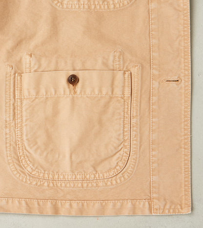Montana Barn Jacket - Beige Sunfaded Cotton Canvas