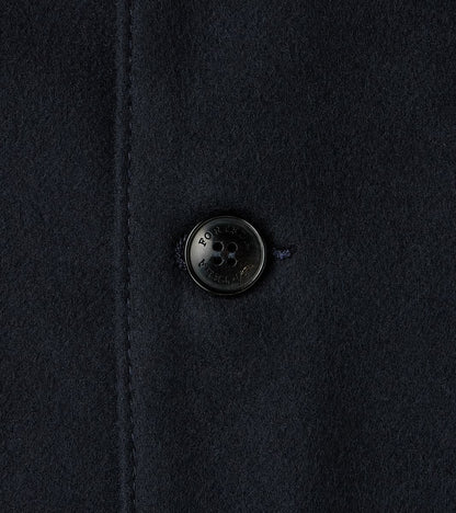 Tristan Jacket - Navy Cashmere Wool Twill