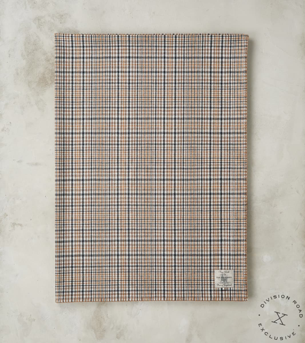 Fox Brothers® x Division Road Antique Gold Fancy Check Twill Flannel B…