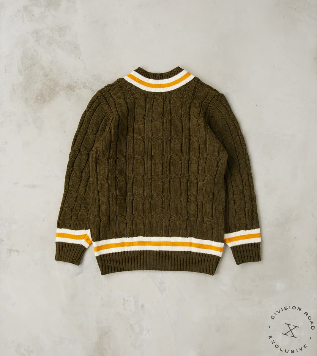 Fox x DR Cricket Club Sweater - Cedar & Brass