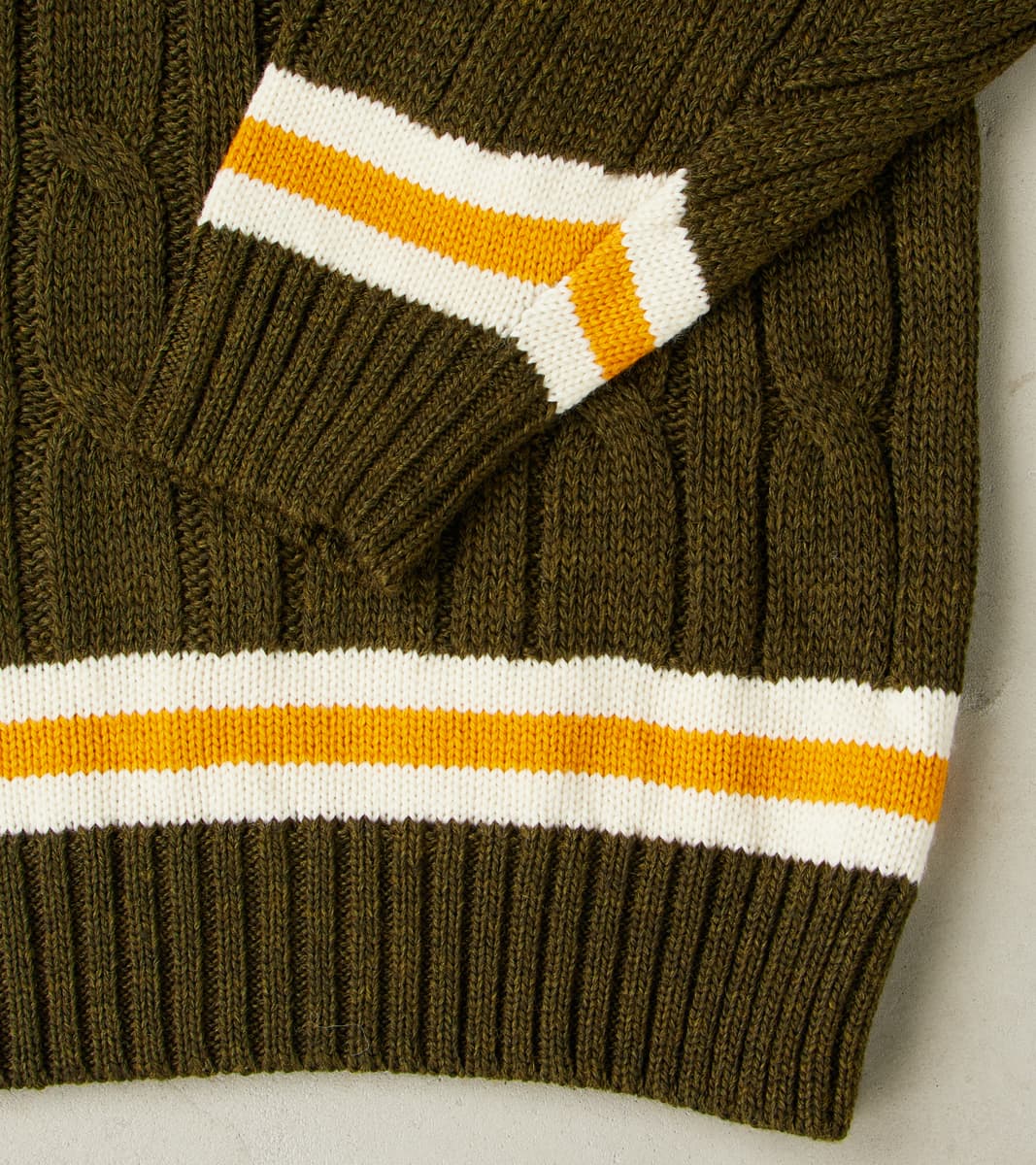 Fox x DR Cricket Club Sweater - Cedar & Brass