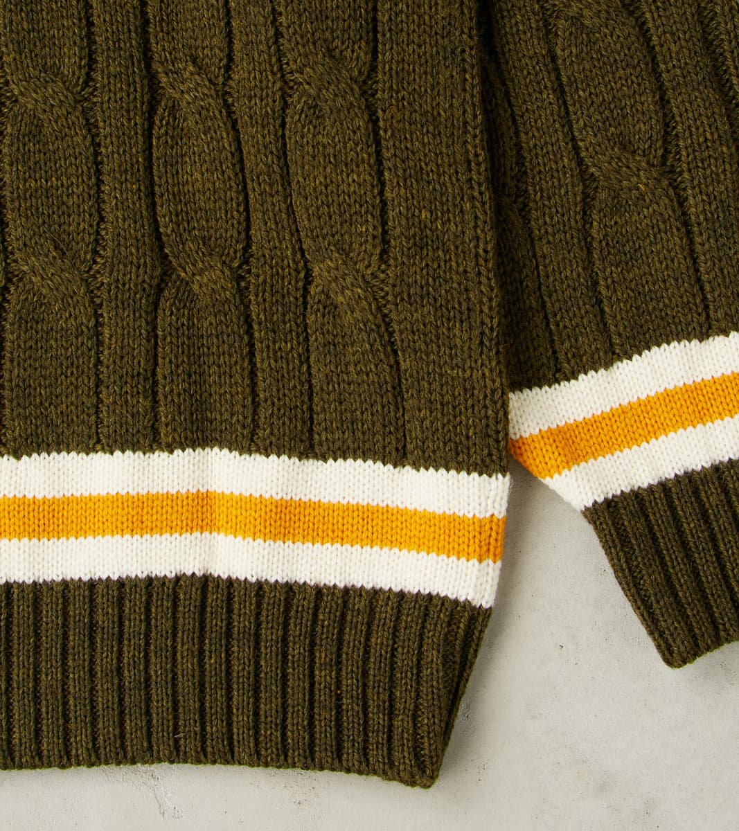 Fox x DR Cricket Club Sweater - Cedar & Brass