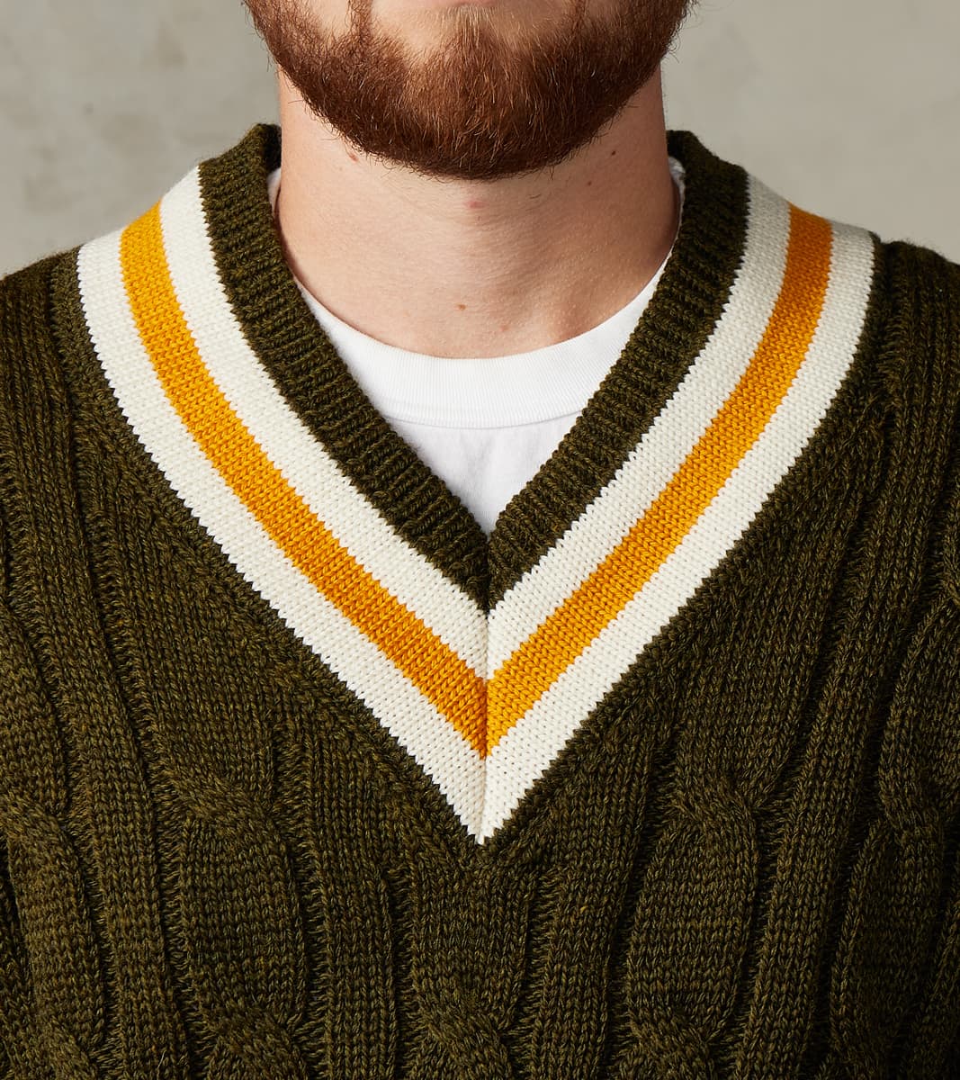 Fox x DR Cricket Club Sweater - Cedar & Brass