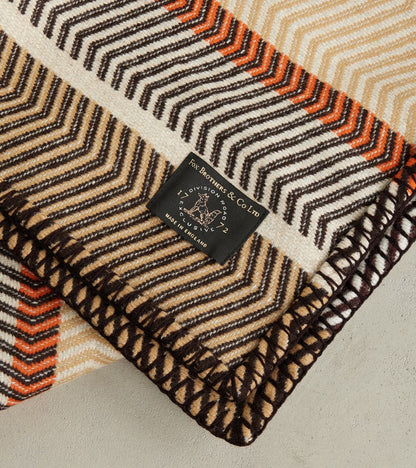 Fox x DR Journey of Style Jacquard Grand Herringbone Blanket