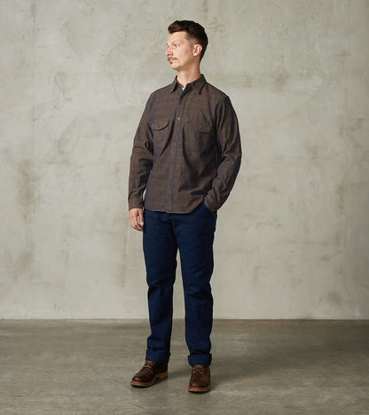 Workers Chino - 14oz Japanese Military Slub Canvas - Navy