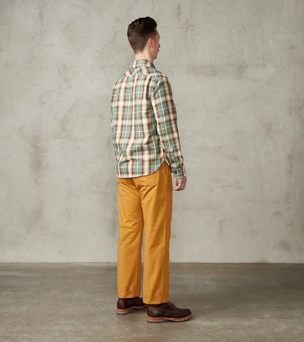 Wells - Japanese Twill - Aloe Green Plaid