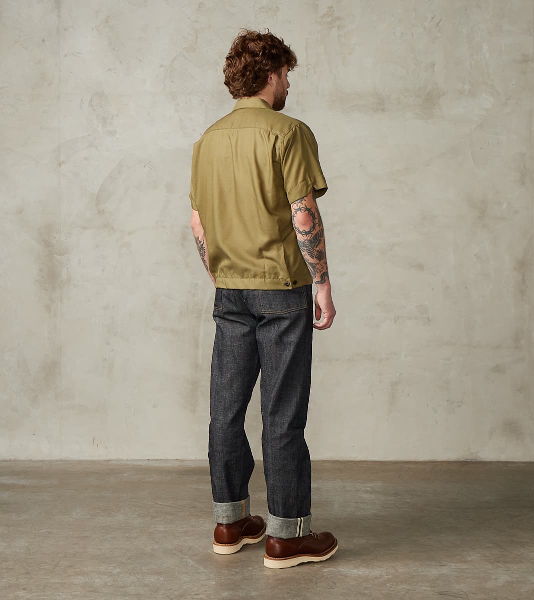 Jove - Japanese Cotton Tencel Twill - Olive