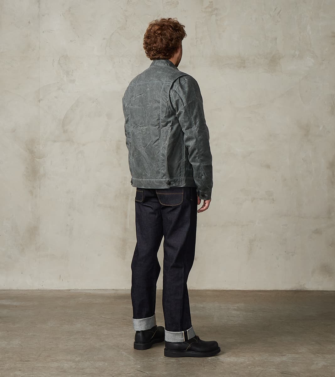 Riders Jacket - 10oz Martexin Waxed Army Duck - Charcoal