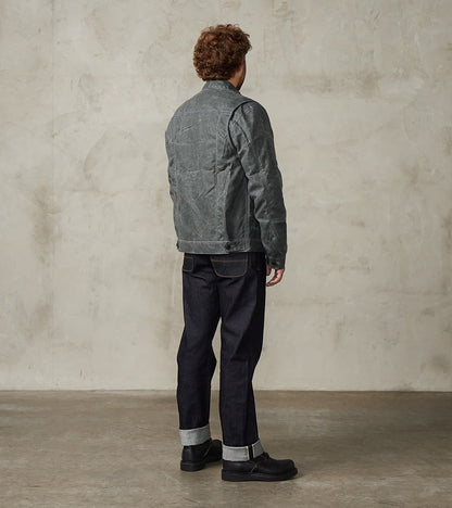 Riders Jacket - 10oz Martexin Waxed Army Duck - Charcoal
