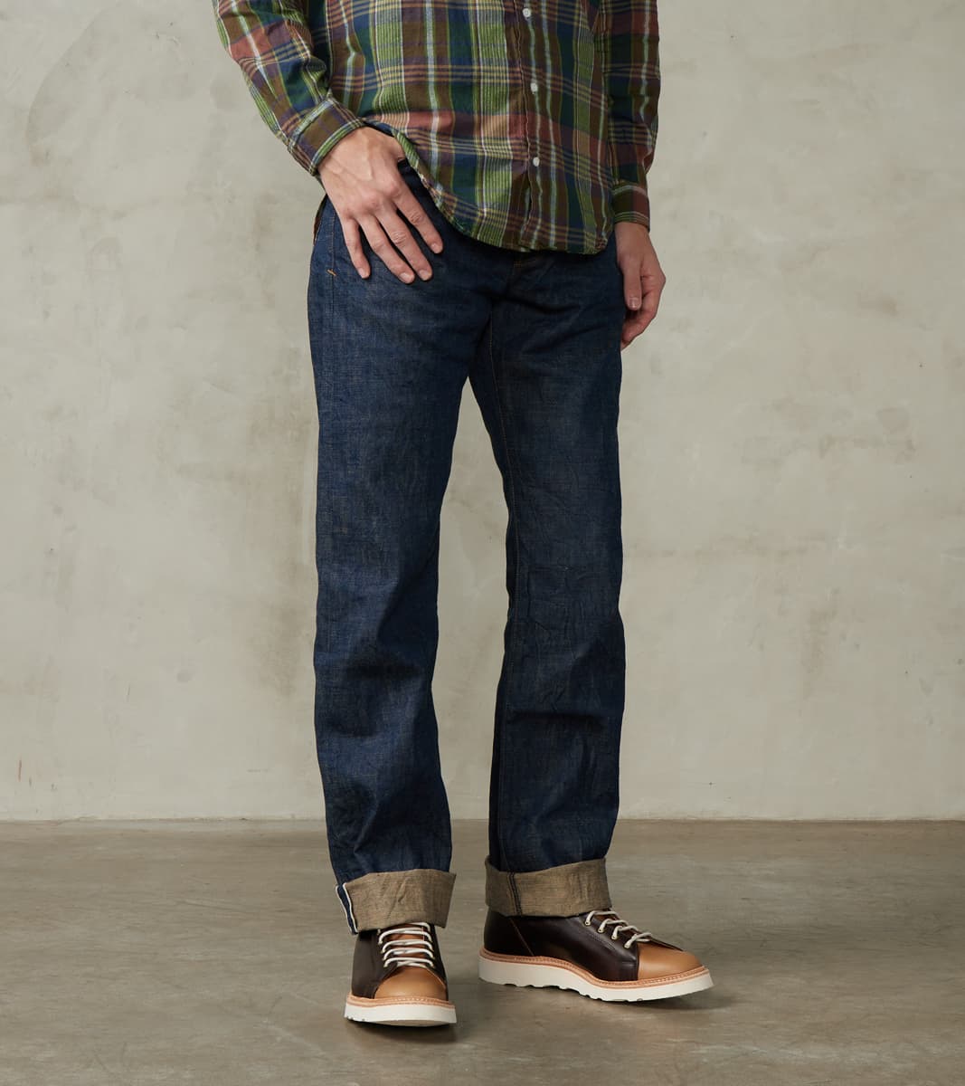 Freenote Cloth Belford - Straight - 13oz Natural Indigo Rinsed