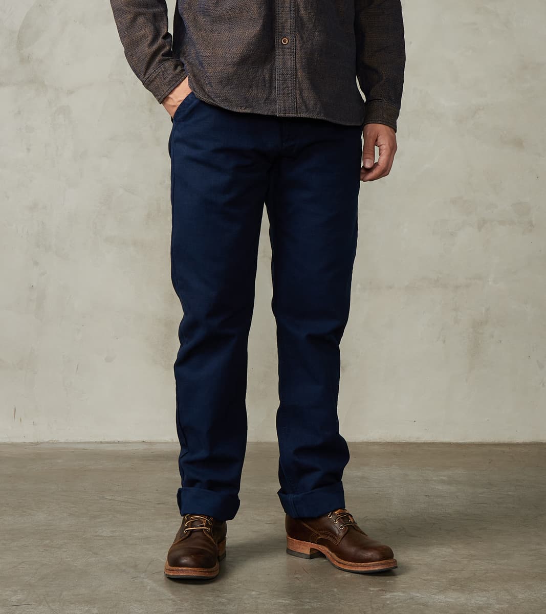 Freenote Cloth Workers Chino - 14oz Japanese Military Slub Canvas - Na…