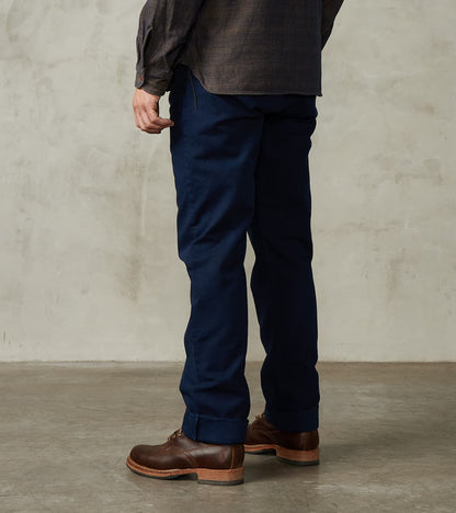 Workers Chino - 14oz Japanese Military Slub Canvas - Navy