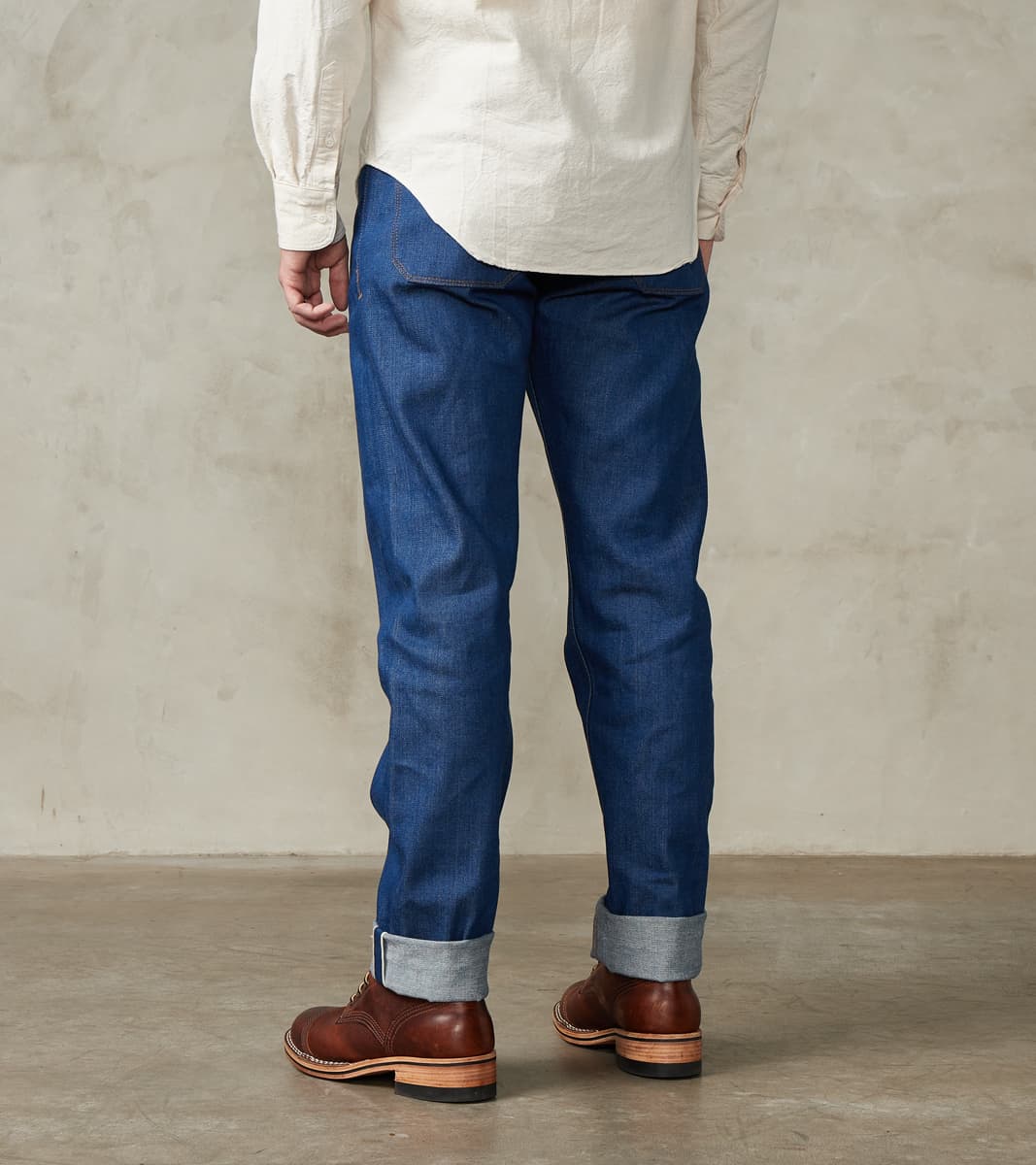 Portola - Classic Tapered - 12oz Vintage Blue Broken Twill