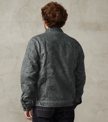 Riders Jacket - 10oz Martexin Waxed Army Duck - Charcoal