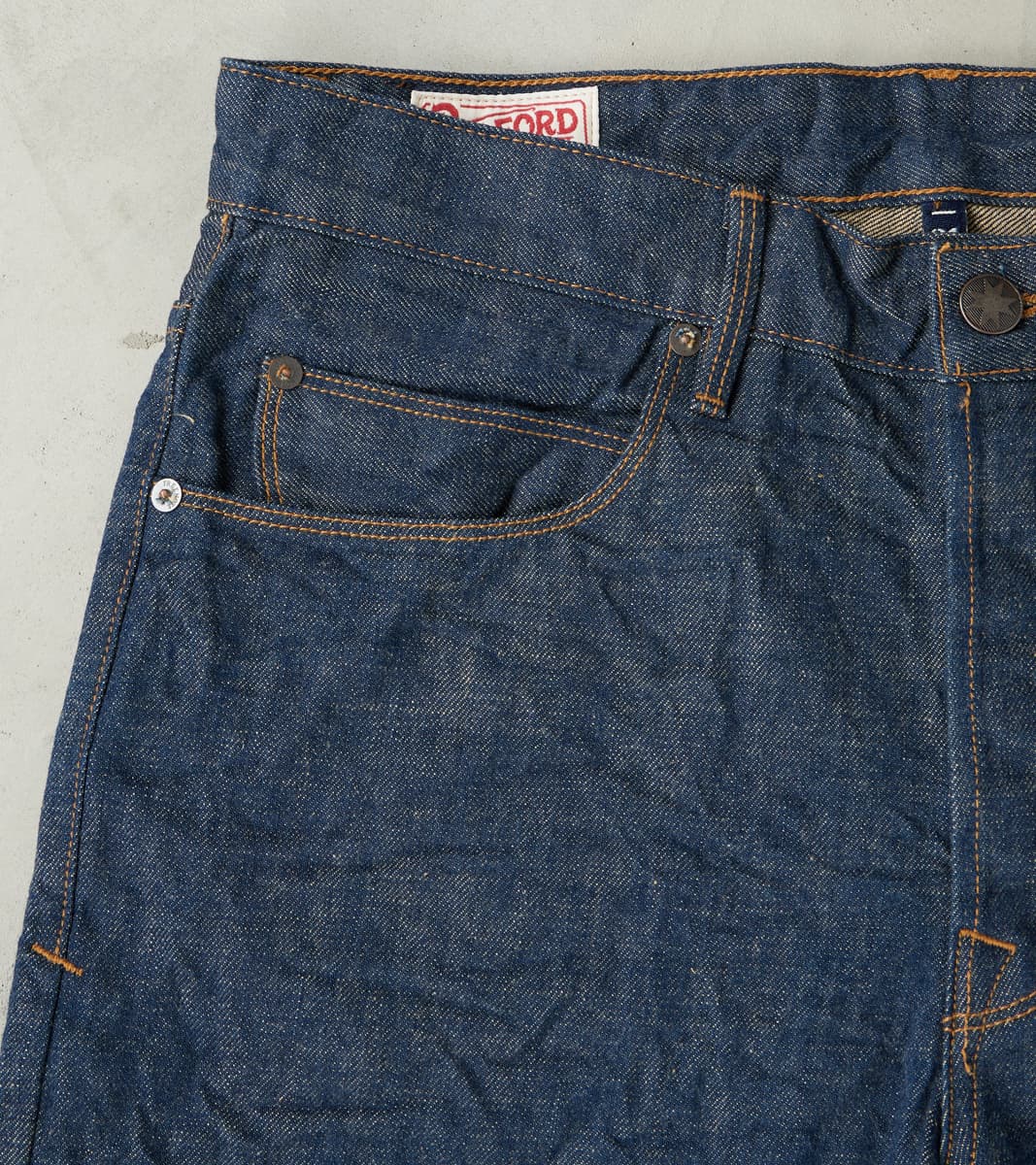 Belford - Straight - 13oz Natural Indigo Rinsed