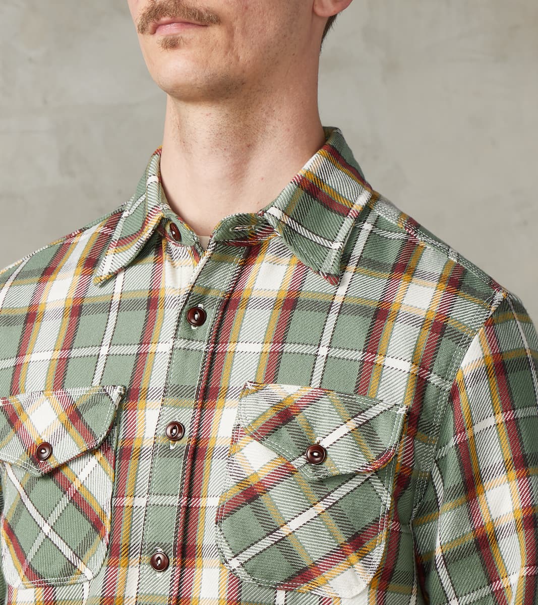 Wells - Japanese Twill - Aloe Green Plaid