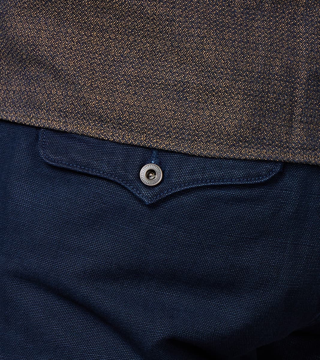 Workers Chino - 14oz Japanese Military Slub Canvas - Navy