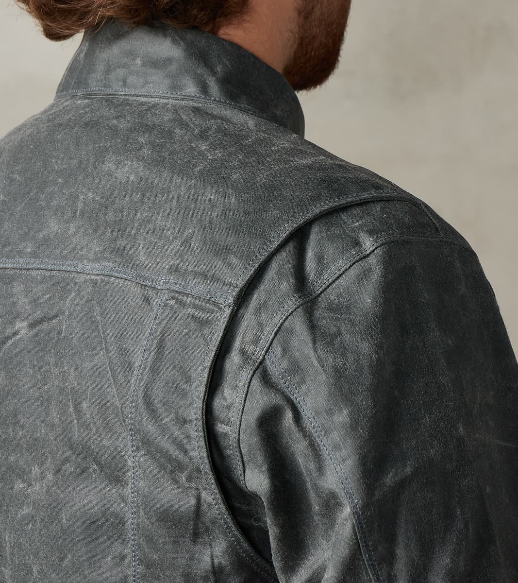 Riders Jacket - 10oz Martexin Waxed Army Duck - Charcoal