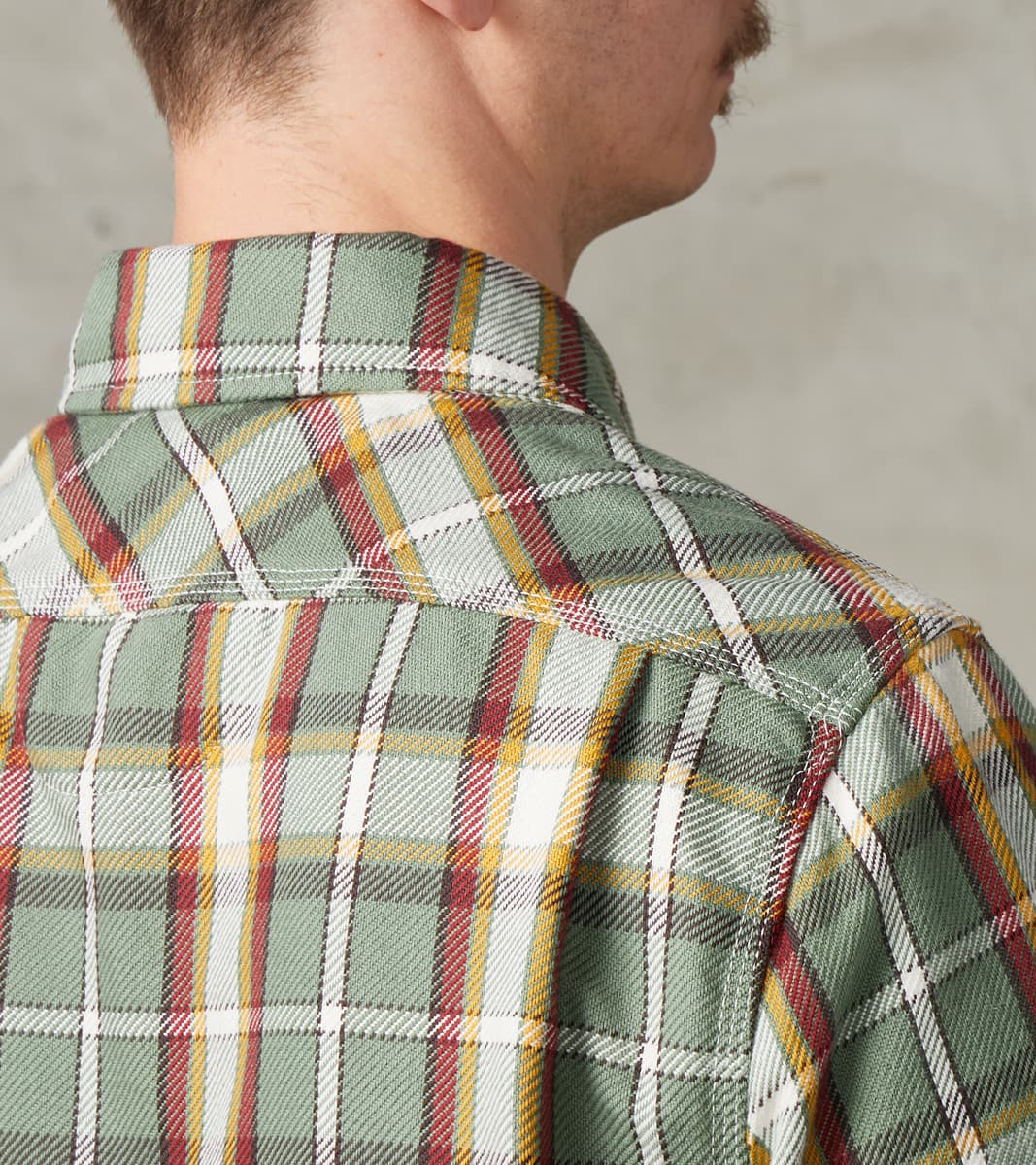 Wells - Japanese Twill - Aloe Green Plaid