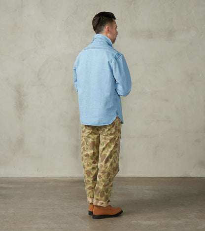 Rancho - Japanese Bedford Cord - Bleach Indigo