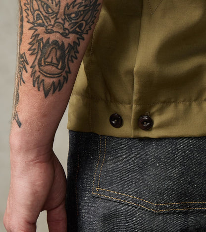 Jove - Japanese Cotton Tencel Twill - Olive
