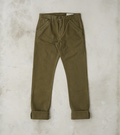 Freenote Cloth Workers Chino - 14oz Japanese Military Slub Canvas - Ar…