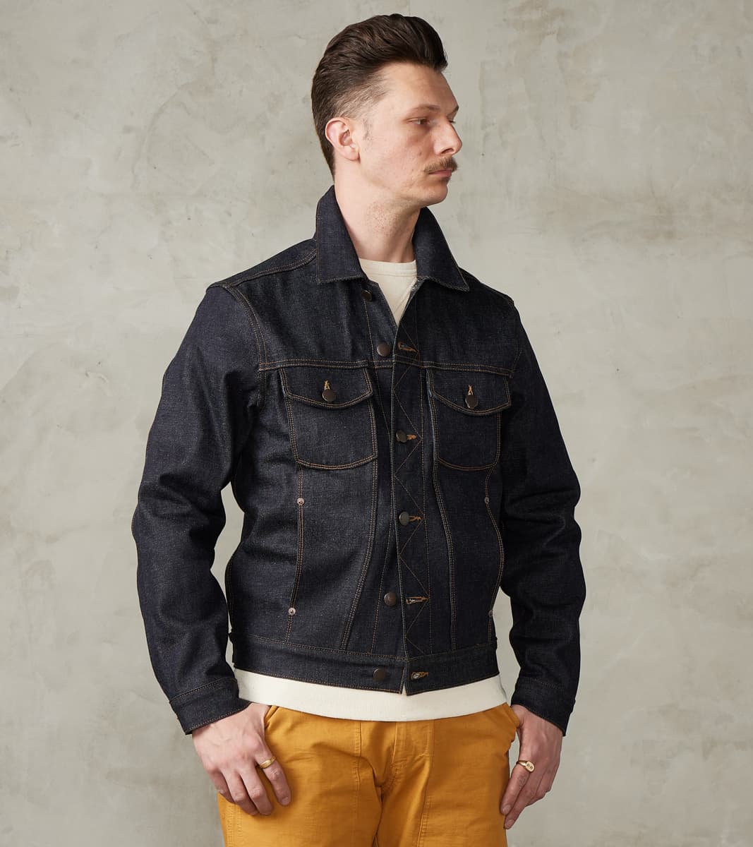 Freenote Cloth Classic Jacket - 15oz Japanese Unsinged Denim - Indigo