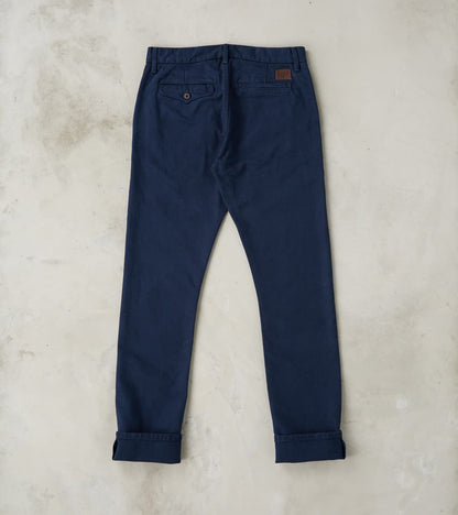 Workers Chino - 14oz Japanese Military Slub Canvas - Navy
