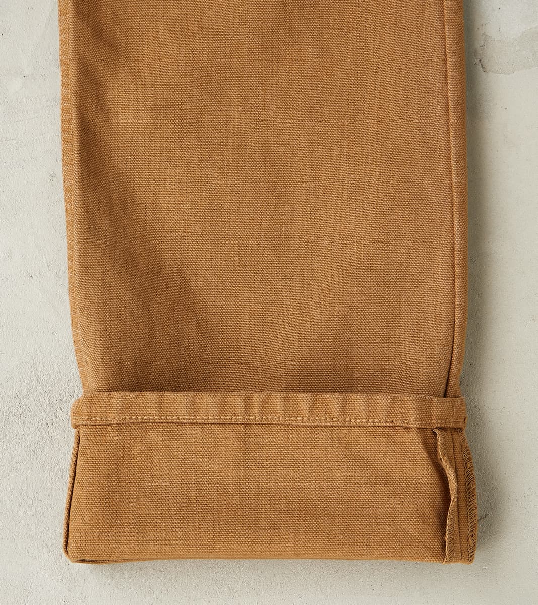 Deck Pant - 14oz Japanese Military Slub Canvas - Tan