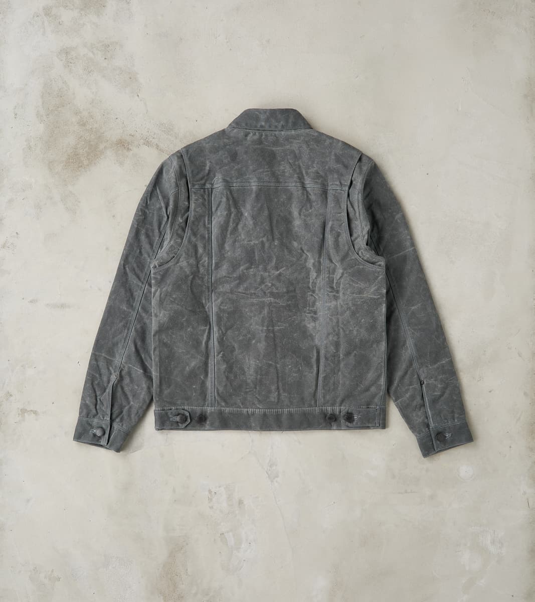 Riders Jacket - 10oz Martexin Waxed Army Duck - Charcoal