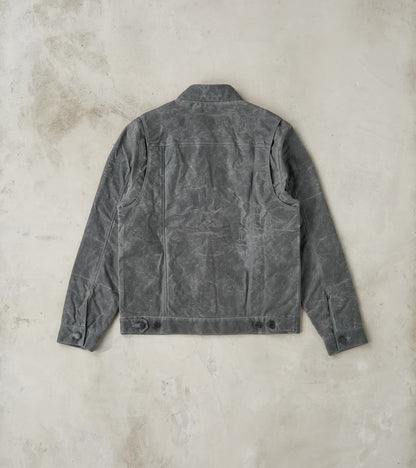 Riders Jacket - 10oz Martexin Waxed Army Duck - Charcoal