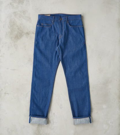 Freenote Cloth Portola - Classic Tapered - 12oz Vintage Blue Broken Tw…
