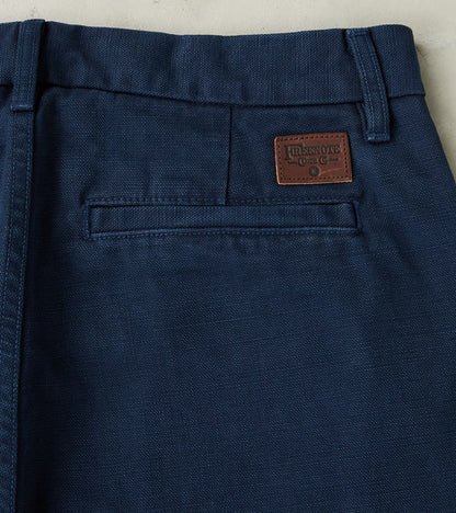 Workers Chino - 14oz Japanese Military Slub Canvas - Navy