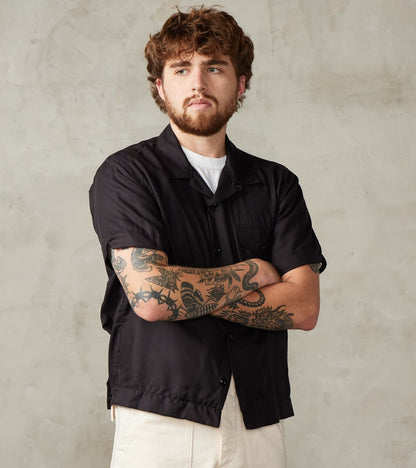 Freenote Cloth Jove - Japanese Cotton Tencel Twill - Black