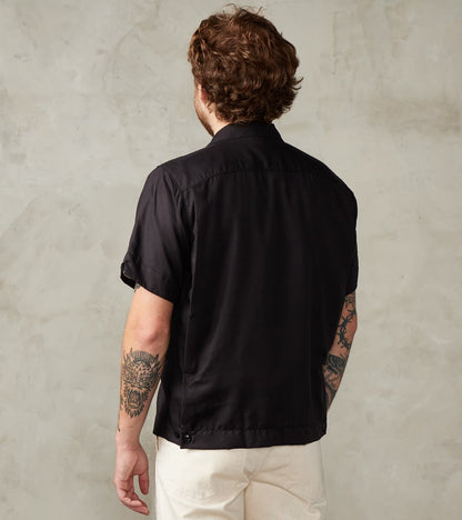 Jove - Japanese Cotton Tencel Twill - Black