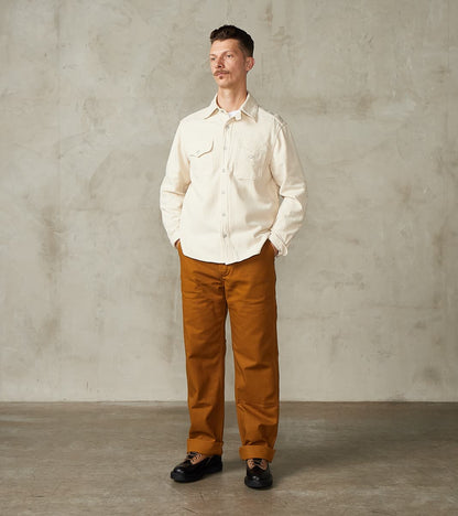 Ortega Pant - 13oz Japanese Herringbone Twill - Rust