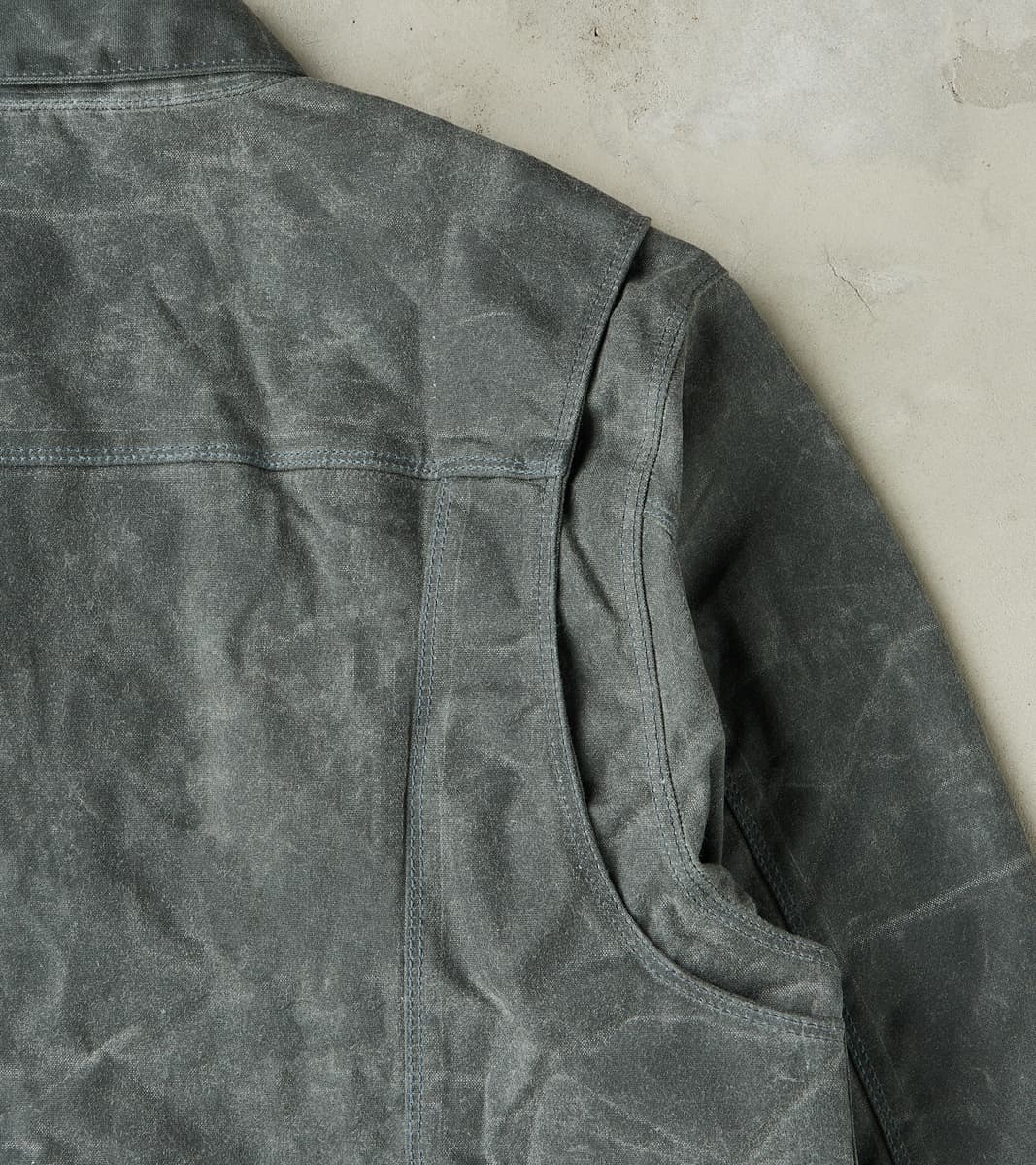 Riders Jacket - 10oz Martexin Waxed Army Duck - Charcoal