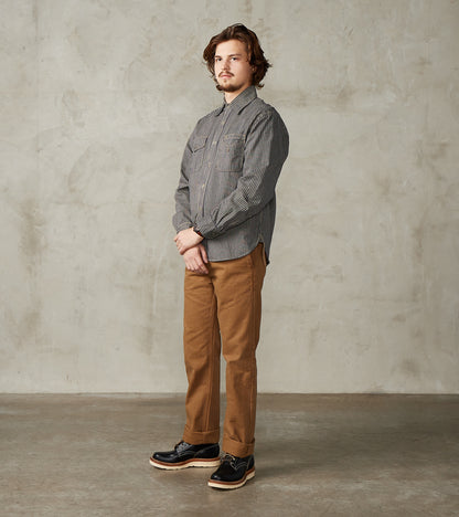 Deck Pant - 14oz Japanese Military Slub Canvas - Tan