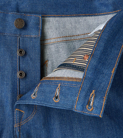 Portola - Classic Tapered - 12oz Vintage Blue Broken Twill