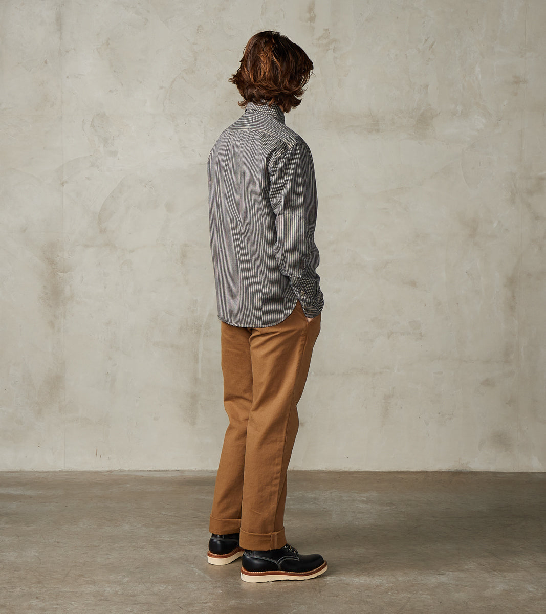 Deck Pant - 14oz Japanese Military Slub Canvas - Tan